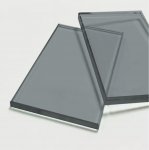 8mm toughened grey tinted glass