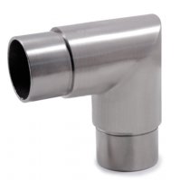90° Sharp elbow connector for saddle
