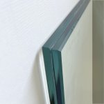 33mm toughened laminated (10210210) clear float glass