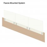 Fascia mounted adaptors no handrail