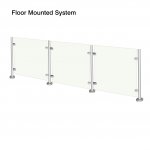 Floor mounted - post no handrail