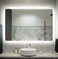 Backlit LED silver mirrors - cut to size