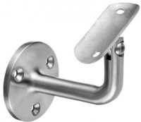 Adjustable wall mount handrail connector