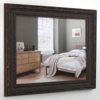 Dark brown mirror frame 768 567 000 - custom size