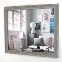 Light blue mirror frame POL 1075 - custom size