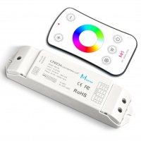 Touch control and receiver for RGB LED lights