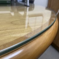 Toughened glass table top protectors