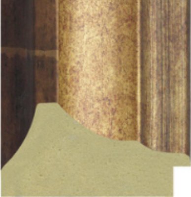 Gold mirror frame POL 4342 - custom size