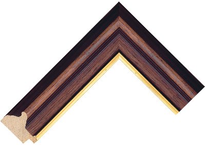 Brown / gold mirror frame 710 545 400 - custom size