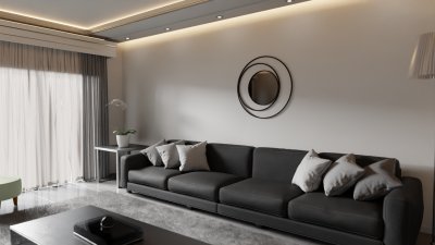 Iron metal circle design - 900mm x 900mm - F07