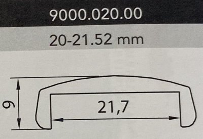 TOP TRIM FOR 20-21.52MM - ON PER MM