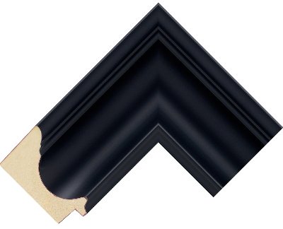 Black mirror frame 601 167 000 - custom size