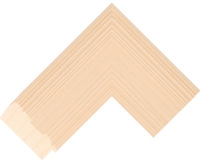 Natural finish mirror frame 226 400 000 - custom size