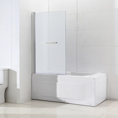 Toughened glass panels for bath shower screens and enclosures