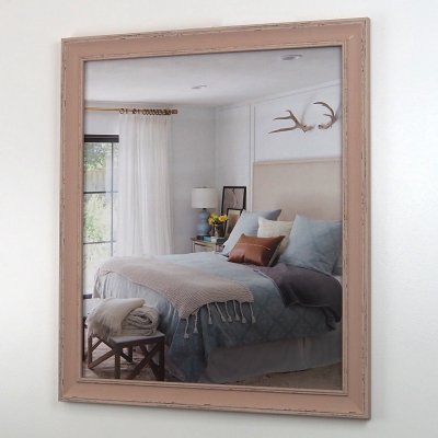 Pink mirror frame POL 1158 - custom size