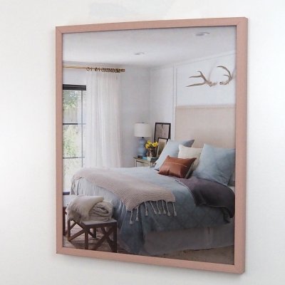 Pink mirror frame POL 1283 - custom size