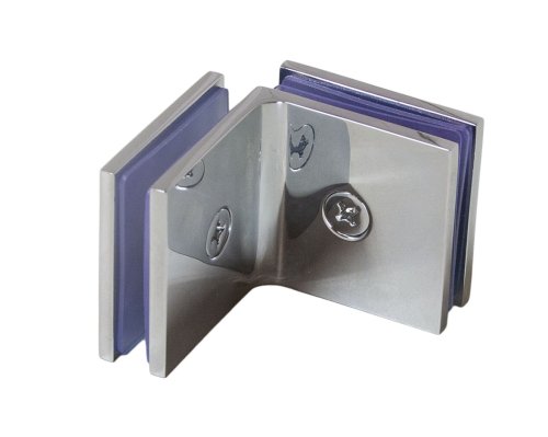 Brushed Nickel Fixed Corner Clamp
