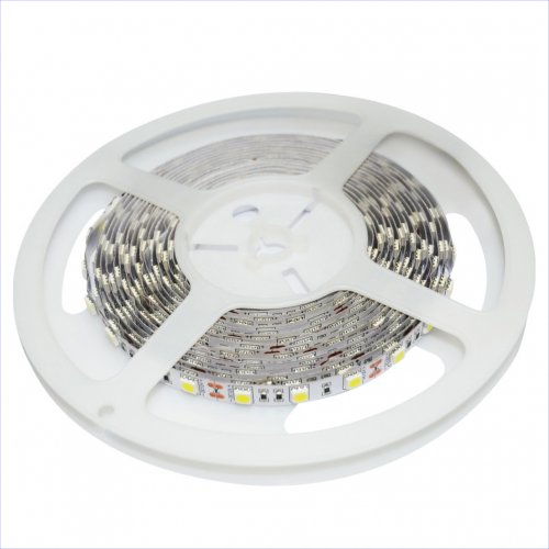 5m roll white 6000k strip - 60 LEDS per m - IP65